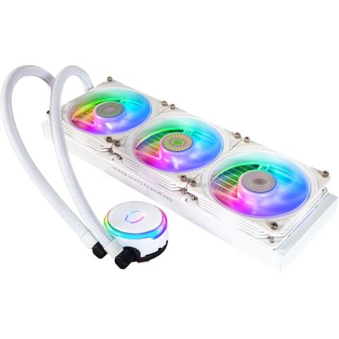 Система жидкостного охлаждения CoolerMaster MasterLiquid PL360 Flux White Edition (MLY-D36M-A23PZ-RW) - Нулевой остаток (Feed)  - Нулевой остаток (Feed) 