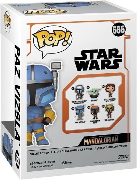 Фігурка Funko Star Wars Mandalorian Paz Vizsla Фанко Мандалорець Паз Візcла 666 -   -  