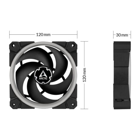 Кулер для корпуса Arctic BioniX P120 A-RGB (ACFAN00146A) - Нулевой остаток (Feed)  - Нулевой остаток (Feed) 