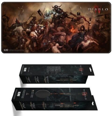 Килимок для миші ігрова поверхня Blizzard DIABLO 4 Heroes (Діабло) XL (90*42 cm) -   -  