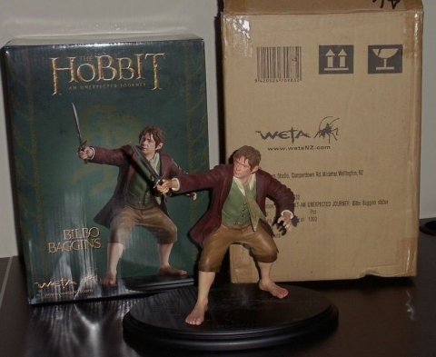 Статуетка Weta Collectibles The Hobbit Bilbo Baggins Statue Хобіт Більбо Бегінс -   -  