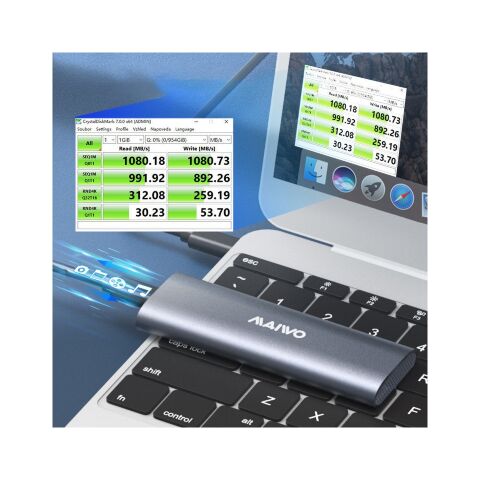 Карман внешний Maiwo M.2 SSD (K1689) - Аксессуары к HDD  - Аксессуары к HDD 