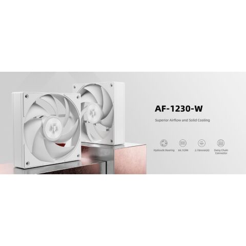 Кулер для корпуса ID-Cooling AF-1230-W - Нулевой остаток (Feed)  - Нулевой остаток (Feed) 