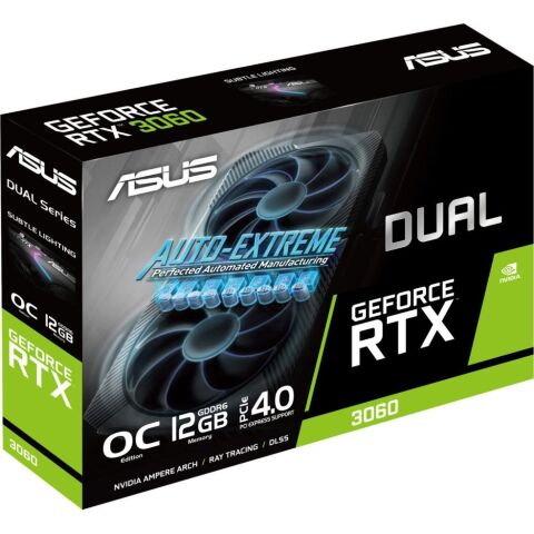 Видеокарта ASUS GeForce RTX3060 12Gb DUAL OC V2 LHR (DUAL-RTX3060-O12G-V2) - Нулевой остаток (Feed)  - Нулевой остаток (Feed) 