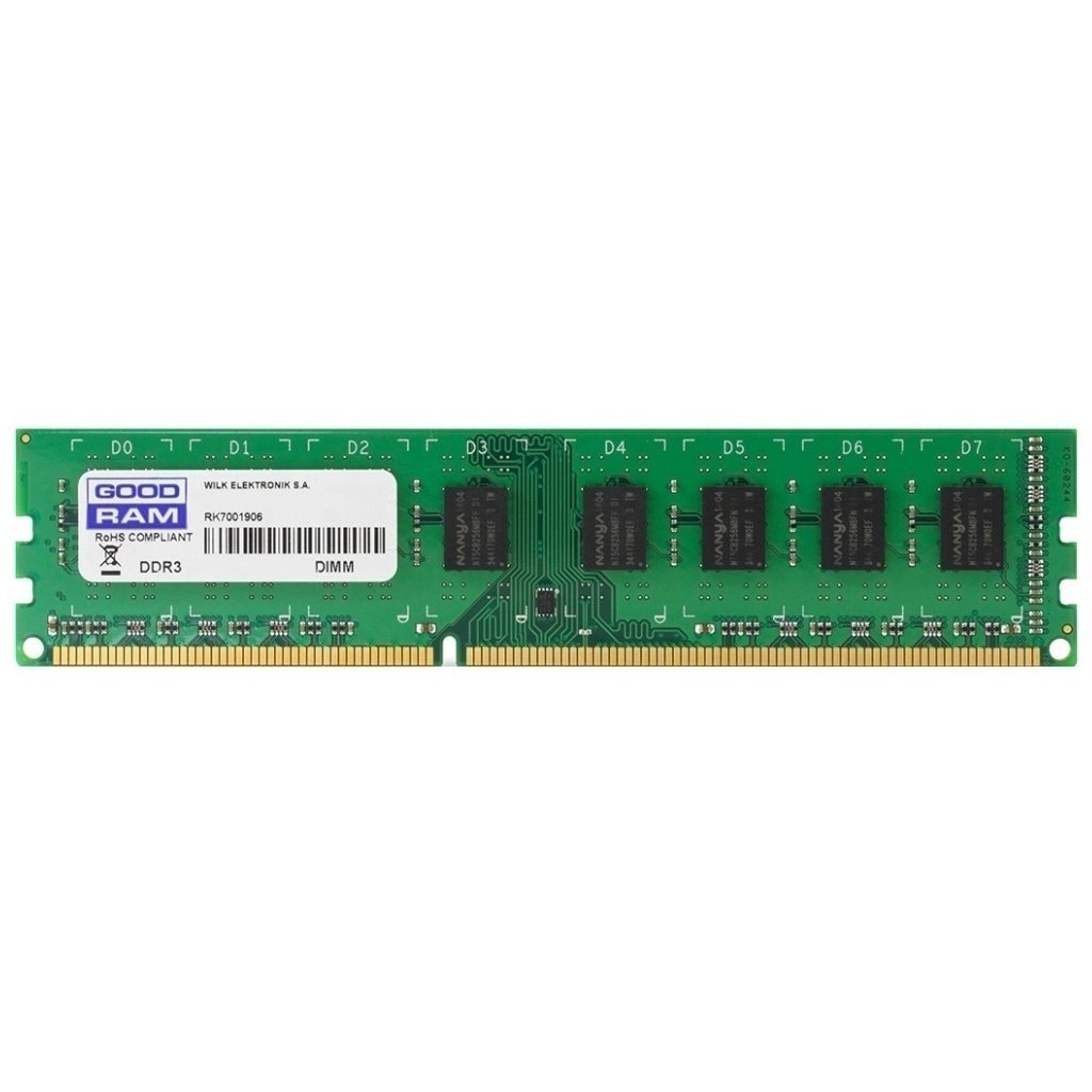 Модуль памяти для компьютера DDR3 4GB 1333 MHz Goodram (GR1333D364L9S/4G)