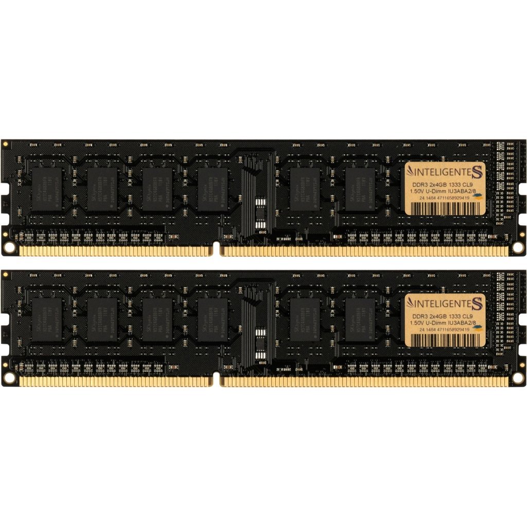 Модуль памяти для компьютера DDR3 8GB (2x4GB) 1333 MHz INTELIGENTES (IU3ABA2/8)