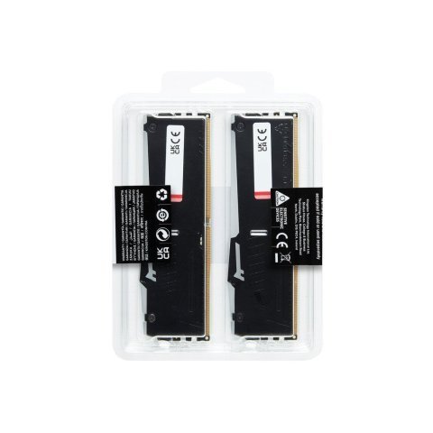 Модуль памяти для компьютера DDR5 64GB (2x32GB) 5600 MHz FURY Beast RGB Kingston Fury (ex.HyperX) (KF556C40BBAK2-64) - Нулевой остаток (Feed)  - Нулевой остаток (Feed) 