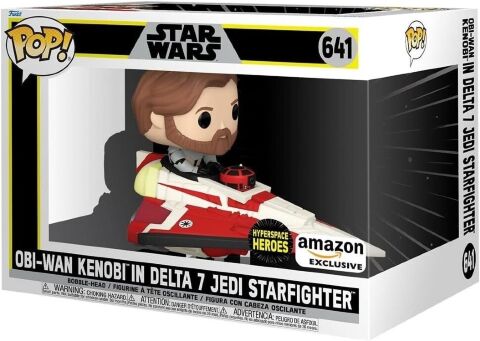 Фігурка Funko Star Wars OBI-Wan Kenobi in Delta 7 Jedi Starfighter фанко Обіван Кенобі Exclusive 641 -   -  
