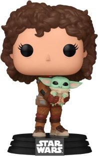 Фигурка Funko Star Wars Mandalorian Peli Motto with Grogu Фанко Мандалорец Пели с Грогу 665