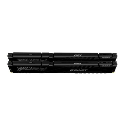Модуль памяти для компьютера DDR5 16GB (2x8GB) 5200 MHz Beast Black Kingston Fury (ex.HyperX) (KF552C36BBEK2-16) - Нулевой остаток (Feed)  - Нулевой остаток (Feed)