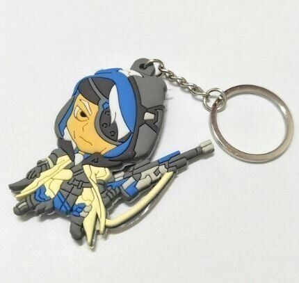 Брелок 3D Овервотч Overwatch Двухсторонний Объемный Ana -   -  