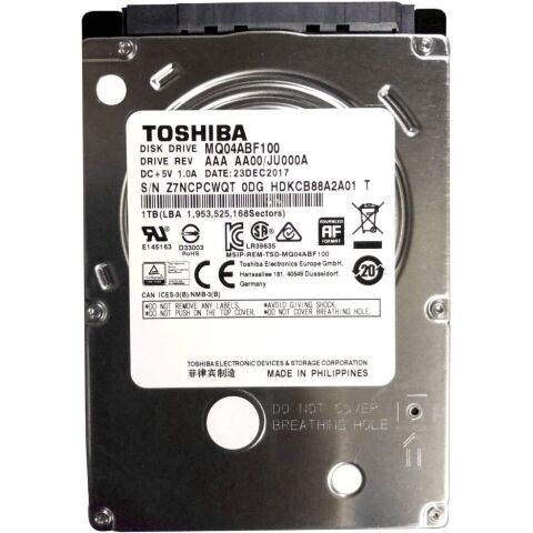 Жесткий диск для ноутбука 2.5" 1TB Toshiba (MQ04ABF100) - Нулевой остаток (Feed)  - Нулевой остаток (Feed) 