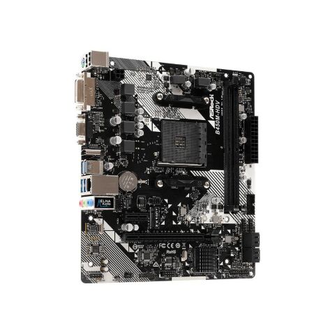 Материнская плата ASRock B450M-HDV R4.0 - Системные (материнские) платы  - Системные (материнские) платы 