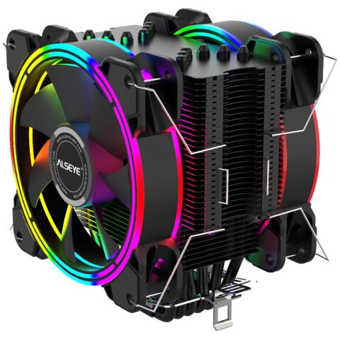 Кулер для процессора Alseye H120D-4.0 (Black) (AS.01.02.0009) - Кулеры к процессорам - Кулеры к процессорам