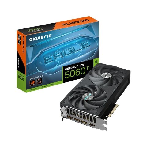 Видеокарта GIGABYTE GeForce RTX5060Ti 16Gb EAGLE OC (GV-N506TEAGLE OC-16GD) - Нулевой остаток (Feed)  - Нулевой остаток (Feed) 
