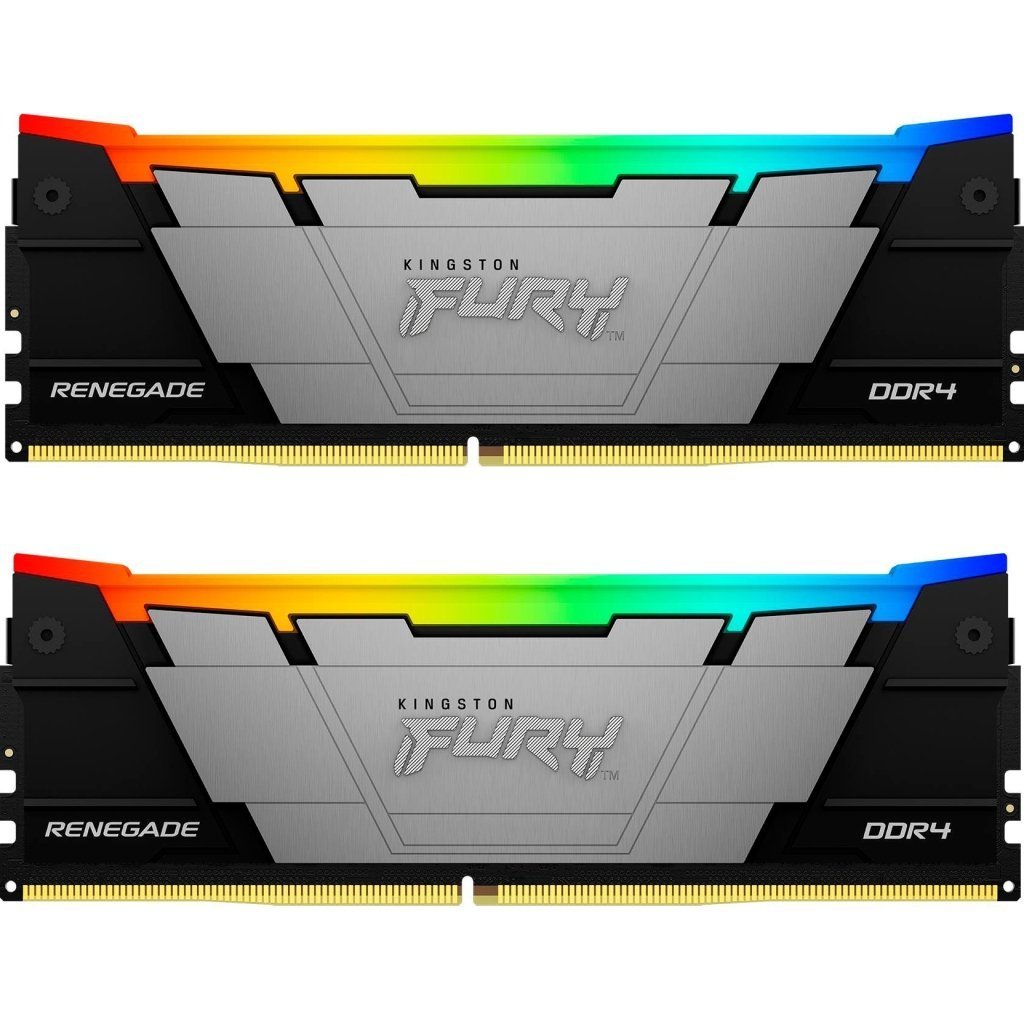 Модуль памяти для компьютера DDR4 16GB (2x8GB) 3600 MHz Fury Renegade RGB Kingston Fury (ex.HyperX) (KF436C16RB2AK2/16)