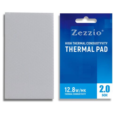 Термопрокладка Zezzio Thermal Pad 12.8 W/mK 85х45x2 мм - Акссесуары к системам охлаждения  - Акссесуары к системам охлаждения 