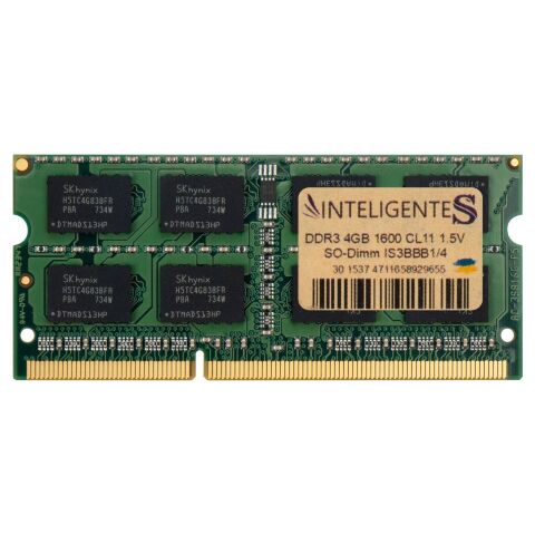 Модуль памяти для ноутбука SoDIMM DDR3 4GB 1600 MHz INTELIGENTES (IS3BBB1/4) - Модули памяти к ноутбукам - Модули памяти к ноутбукам