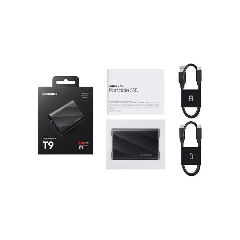 Накопитель SSD USB 3.2 2TB T9 Samsung (MU-PG2T0B/EU) - Нулевой остаток (Feed)  - Нулевой остаток (Feed) 