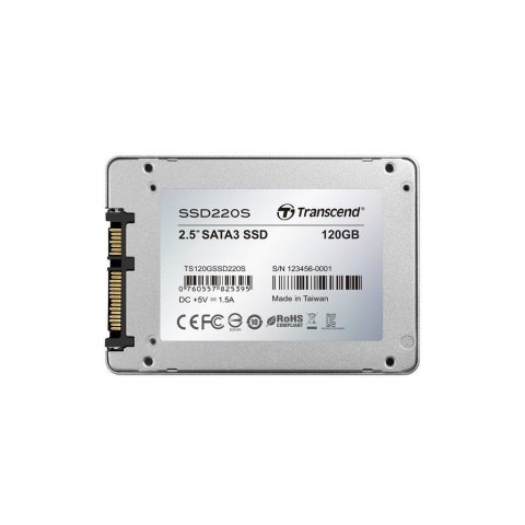 Накопитель SSD 2.5" 120GB Transcend (TS120GSSD220S) - Нулевой остаток (Feed)  - Нулевой остаток (Feed)