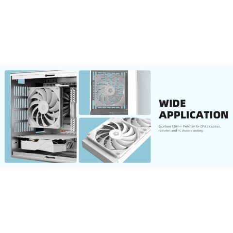 Кулер для корпуса ID-Cooling TF-12015-W - Нулевой остаток (Feed)  - Нулевой остаток (Feed) 