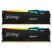 Модуль памяти для компьютера DDR5 32GB (2x16GB) 6000 MHz Beast RGB Kingston Fury (ex.HyperX) (KF560C30BBAK2-32) - Нулевой остаток (Feed)  - Нулевой остаток (Feed) 