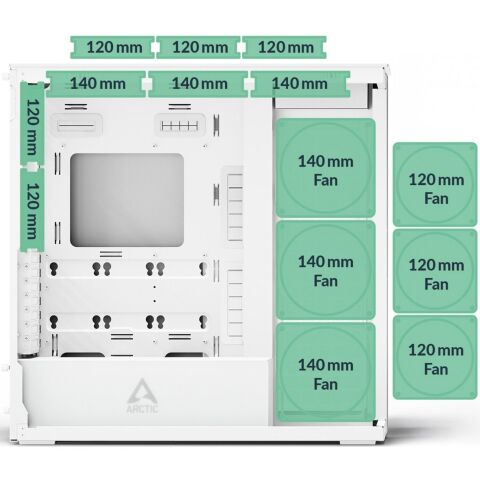 Корпус Arctic XTENDER WHT (ACPCC00014A) - Корпуса  - Корпуса 