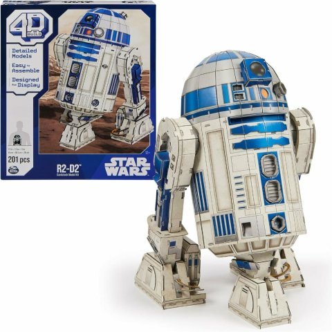 Пазл 4D Build Star Wars R2-D2 puzzle 3D картон Звёздные войны Р2-Д2 201 шт. -   -  