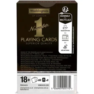 Игральные карты Winning Moves Game of Thrones House of Dragons Waddingtons Number 1 Игра престолов Дом дракона