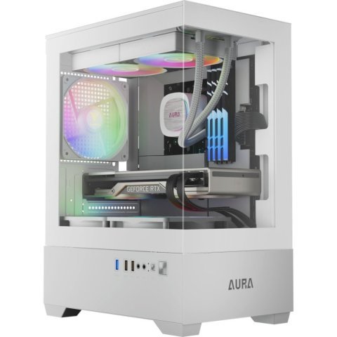 Корпус Gamdias AURA GC9M ARGB WH (4711514502534) - Нулевой остаток (Feed) - Нулевой остаток (Feed)