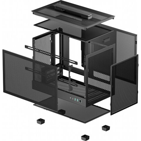 Корпус для ПК Deepcool CH160 Mesh Black (R-CH160-BKNMI0-G-1) - Корпуса - Корпуса