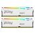 Модуль памяти для компьютера DDR5 32GB (2x16GB) 5200 MHz Beast White RGB Kingston Fury (ex.HyperX) (KF552C36BWEAK2-32) - Нулевой остаток (Feed)  - Нулевой остаток (Feed)