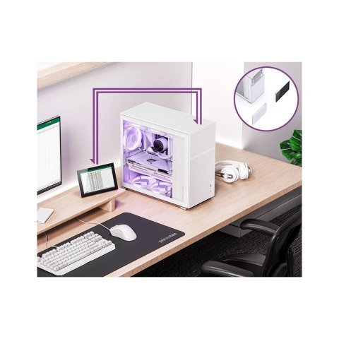 Корпус JONSBO D41 MESH SC White - Нулевой остаток (Feed)  - Нулевой остаток (Feed) 