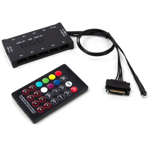 Модуль управления подсветкой Vinga RGB control-02 - Акссесуары к системам охлаждения  - Акссесуары к системам охлаждения 