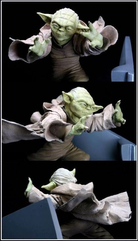 Фигурка Kotobukiya Star Wars Yoda Vs Emperor Palpatine Звёздные войны Йода Император Палпатин 37 см. -   -  