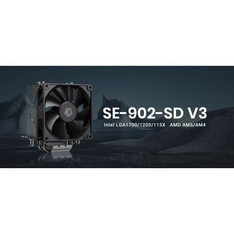 Кулер для процессора ID-Cooling SE-902-SD V3 - Кулеры к процессорам  - Кулеры к процессорам 