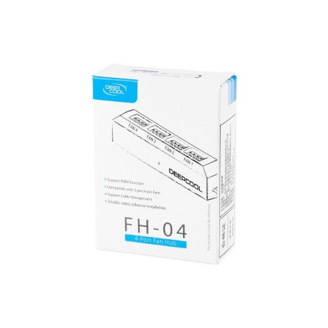 Контроллер вентилятора Deepcool 4 Port Fun Hub (FH-04) - Многофункциональные панели  - Многофункциональные панели 