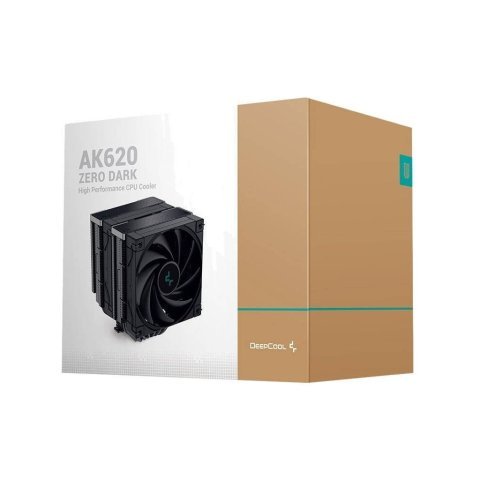 Кулер для процессора Deepcool AK620 Zero Dark (R-AK620-BKNNMT-G-1) - Нулевой остаток (Feed)  - Нулевой остаток (Feed) 