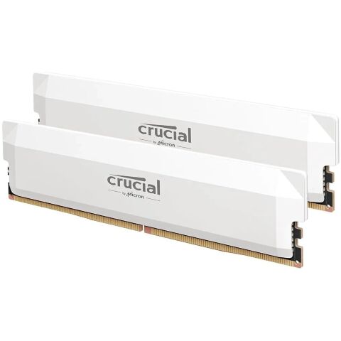 Модуль памяти для компьютера DDR5 64GB (2x32GB) 6400 MHz Pro Overclocking White Micron (CP2K32G64C40U5W) - Нулевой остаток (Feed)  - Нулевой остаток (Feed) 