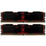 Модуль памяти для компьютера DDR4 16GB (2X8GB) 3200 MHz IRDM X Black Goodram (IR-X3200D464L16SA/16GDC)