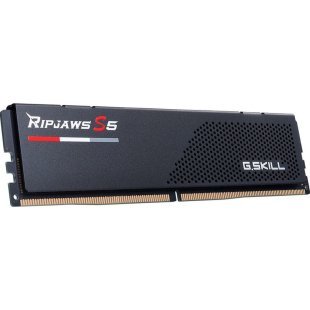 Модуль памяти для компьютера DDR5 64GB (2x32GB) 6000 MHz Ripjaws S5 Matte Black G.Skill (F5-6000J3636F32GX2-RS5K)