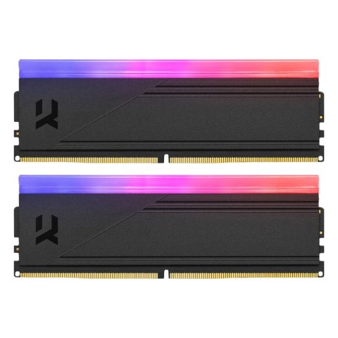 Модуль памяти для компьютера DDR5 32GB (2x16GB) 6000 MHz IRDM RGB Black Goodram (IRG-60D5L30S/32GDC) - Нулевой остаток (Feed)  - Нулевой остаток (Feed)
