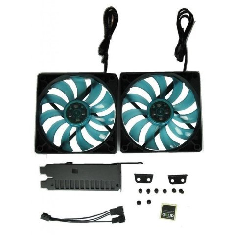 Кулер для видеокарты Gelid Solutions PCI Slot Fan Holder (SL-PCI-02) - Кулеры к видеокартам  - Кулеры к видеокартам