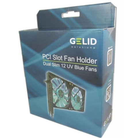 Кулер для видеокарты Gelid Solutions PCI Slot Fan Holder (SL-PCI-02) - Кулеры к видеокартам  - Кулеры к видеокартам