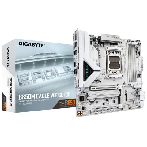 Материнская плата GIGABYTE B850M EAGLE WF6E ICE - Системные (материнские) платы  - Системные (материнские) платы 