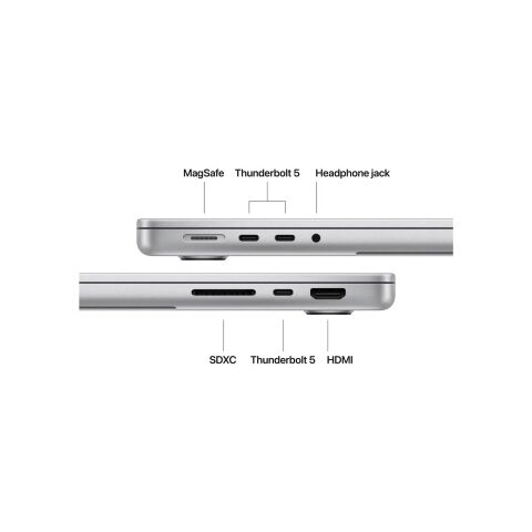 Ноутбук Apple MacBook Pro 14 A3426 M5 Pro Silver (MJLV4UA/A) - Ноутбуки  - Ноутбуки 