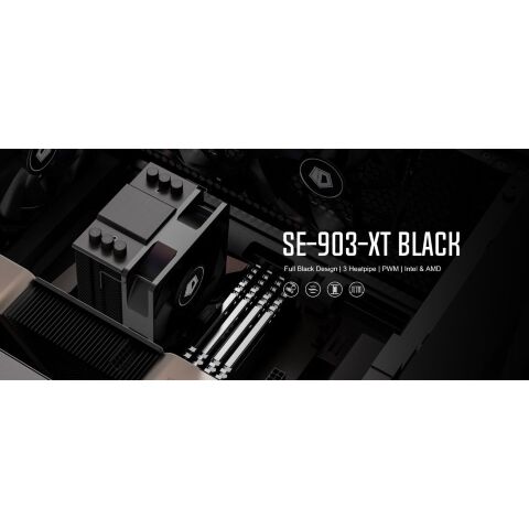 Кулер для процессора ID-Cooling SE-903-XT Black - Кулеры к процессорам  - Кулеры к процессорам 