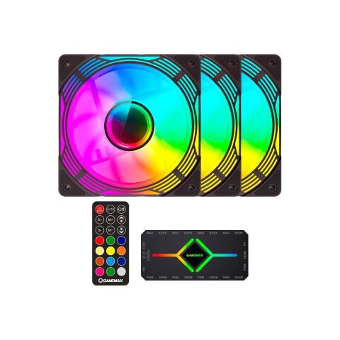 Кулер для корпуса Gamemax KF300 BK - Нулевой остаток (Feed)  - Нулевой остаток (Feed) 