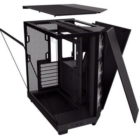 Корпус NZXT H6 Flow RGB All Black (CC-H61FB-R1) - Нулевой остаток (Feed)  - Нулевой остаток (Feed) 