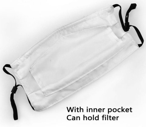 Маска защитная для лица Controller Buttons + 2 угольных фильтра -   -  